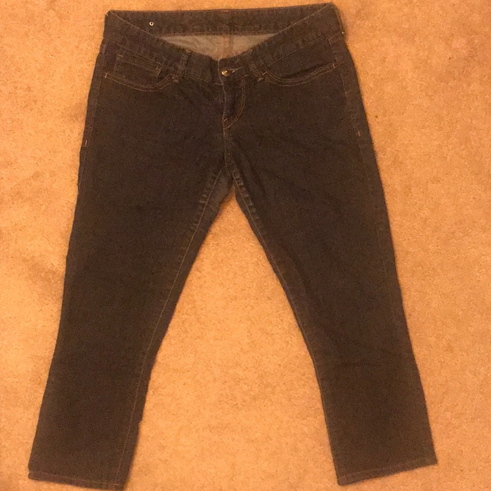 Express denim capris